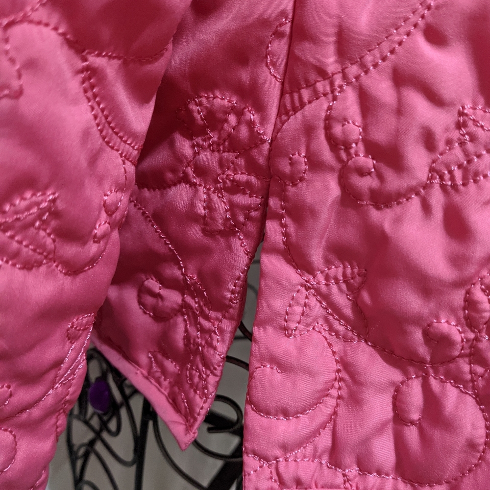 Kim Rogers Signature size med pink quilted jacket. - Picture 5 of 6